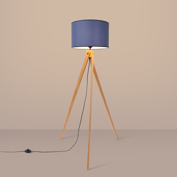 Sollux Lighting Stojací lampa NATT tmavě modrá