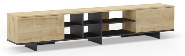 TV stolek v dekoru dubu v přírodní barvě 230x44 cm Cequoia – Marckeric