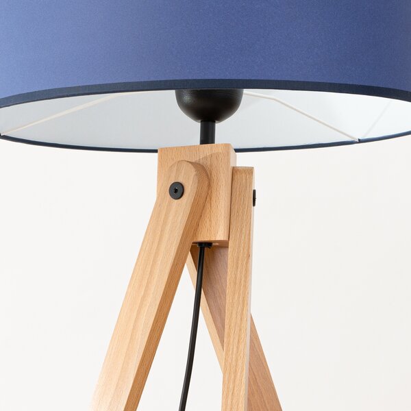 Sollux Lighting Stojací lampa NATT tmavě modrá