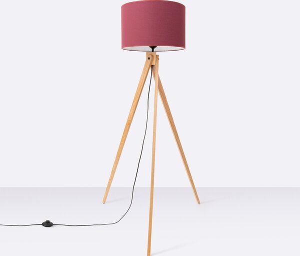Sollux Lighting Stojací lampa NATT vínová