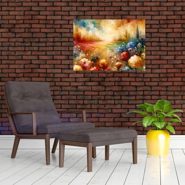Obraz - Pestrobarevná louka (70x50 cm)