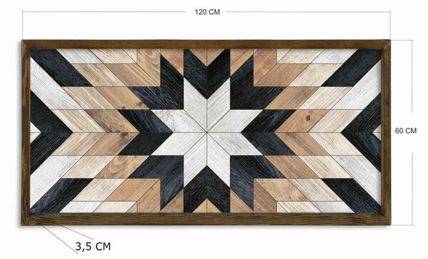 Hanah Home Obraz Framed Hikl 120x60 cm vícebarevný