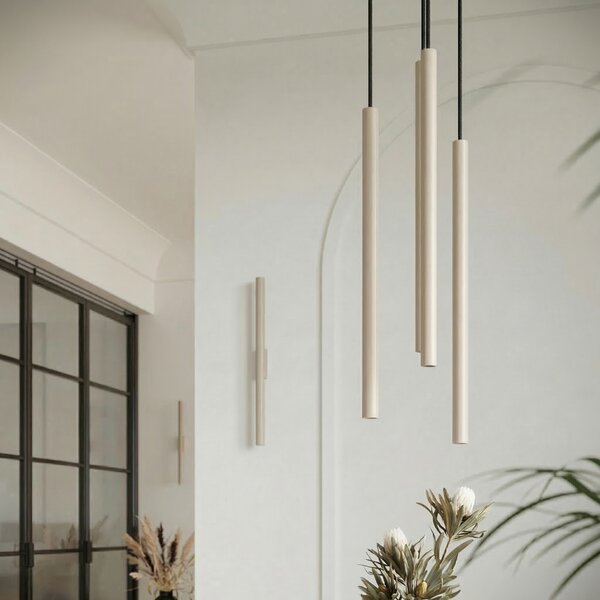 Sollux Lighting Závěsné svítidlo PASTELO 2 šedobéžové