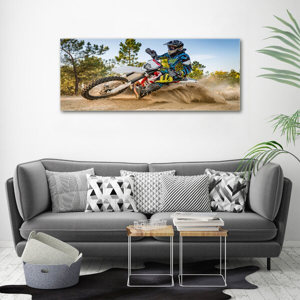 Foto obraz tištěný na plátně Motokross oc-96129876