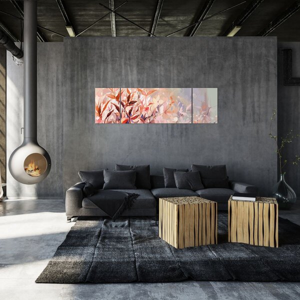 Obraz - Malba pastelový podzim (170x50 cm)