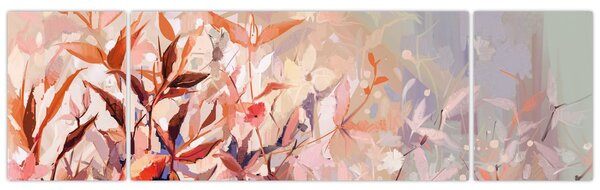 Obraz - Malba pastelový podzim (170x50 cm)