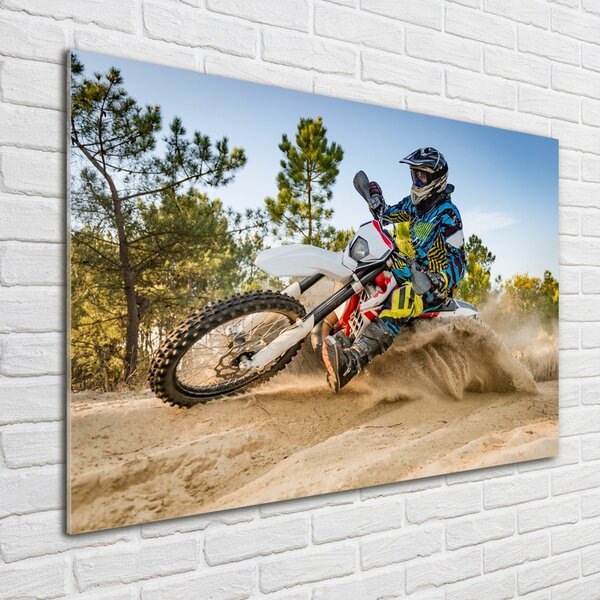 Foto obraz sklo tvrzené Motokross osh-96129876