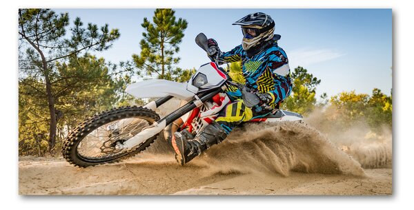 Foto obraz sklo tvrzené Motokross osh-96129876