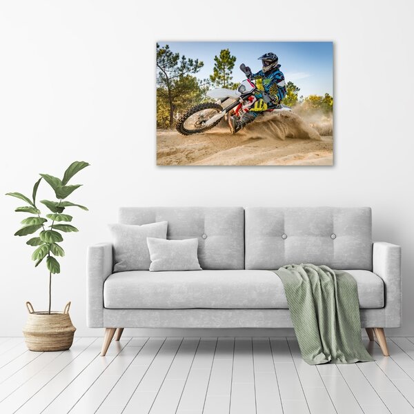 Foto obraz tištěný na plátně Motokross oc-96129876