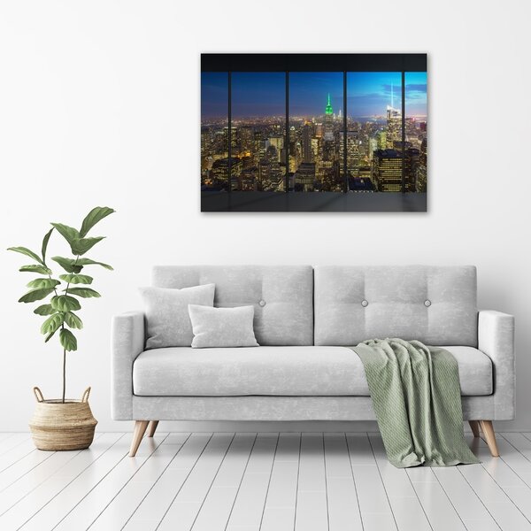 Moderní fotoobraz canvas na rámu New York noc oc-96183683