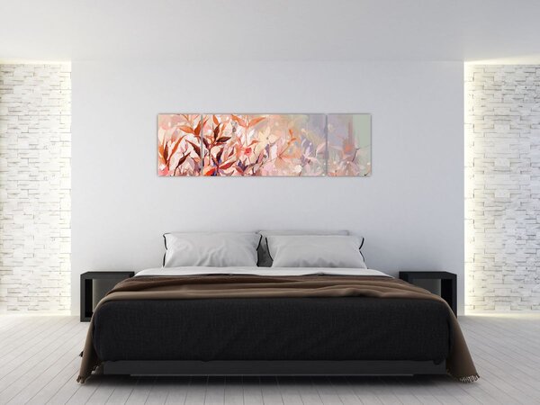 Obraz - Malba pastelový podzim (170x50 cm)