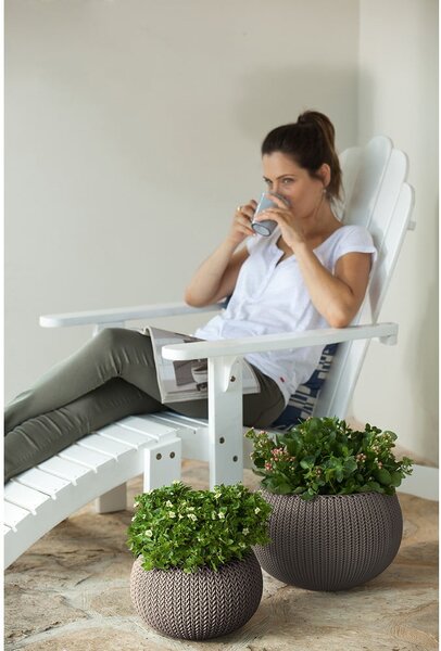 Plastový závěsný květináč ø 28 cm Cozy – Keter