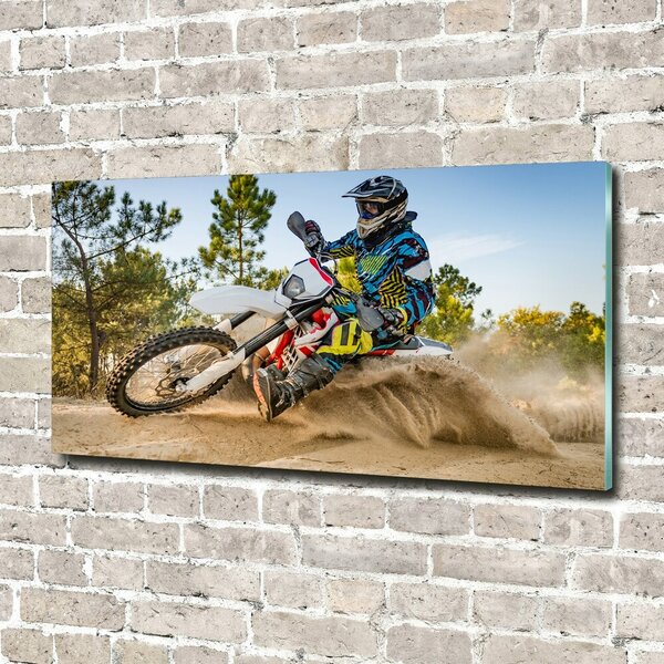 Foto obraz sklo tvrzené Motokross osh-96129876