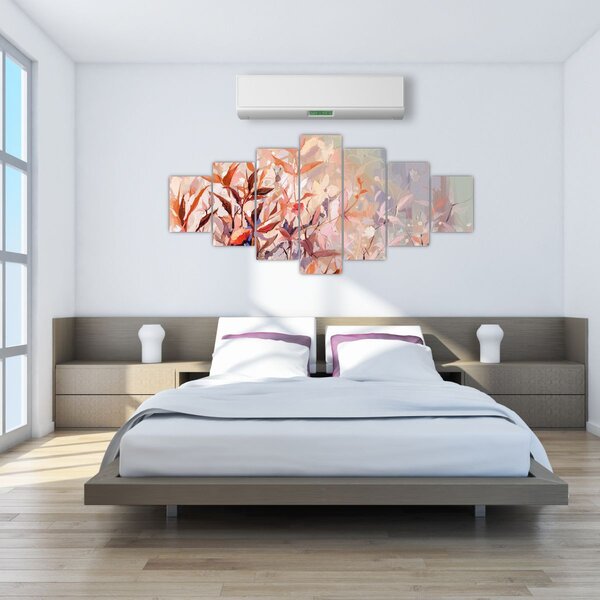 Obraz - Malba pastelový podzim (210x100 cm)