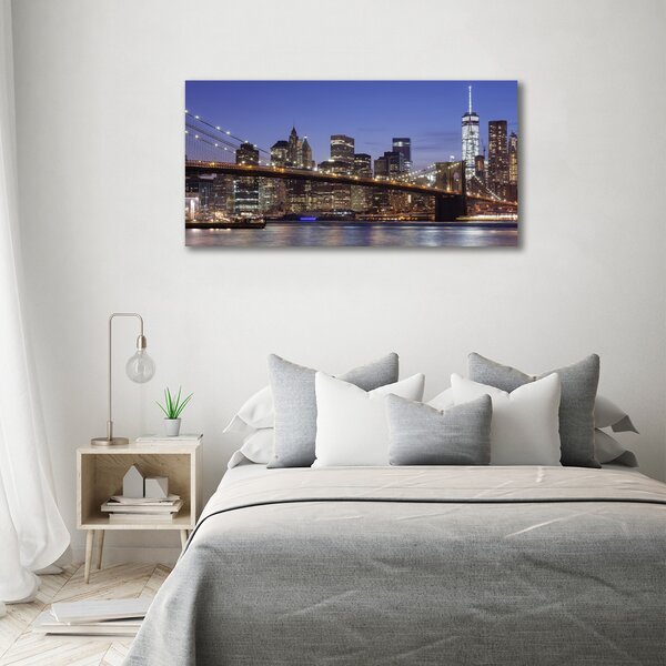 Foto obraz canvas Manhattan noc oc-96191867