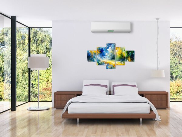 Obraz - Abstraktní slunečný den (125x70 cm)