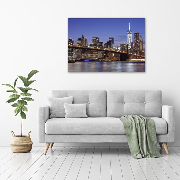 Foto obraz canvas Manhattan noc oc-96191867