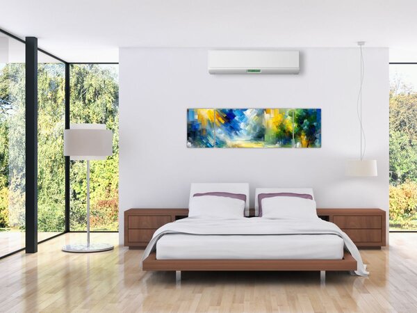 Obraz - Abstraktní slunečný den (170x50 cm)