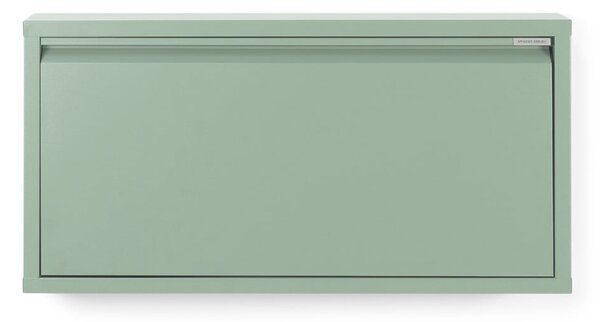 Šedozelený kovový výklopný botník 75x37,5x12,5 cm Billy – Spinder Design