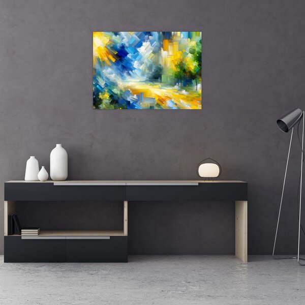 Obraz - Abstraktní slunečný den (70x50 cm)