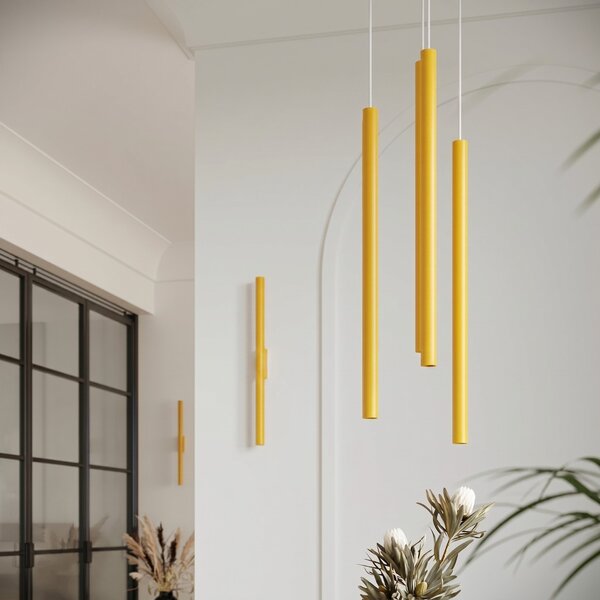 Sollux Lighting Závěsné svítidlo PASTELO 3P žluté