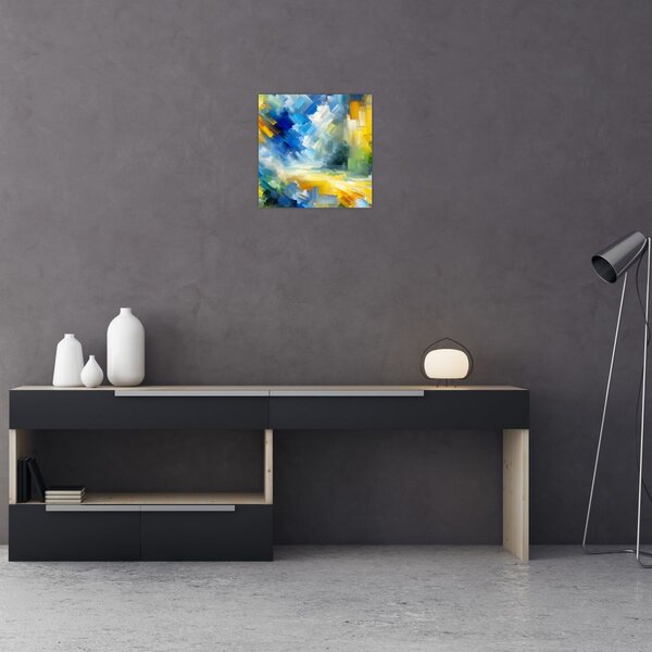Obraz - Abstraktní slunečný den (30x30 cm)
