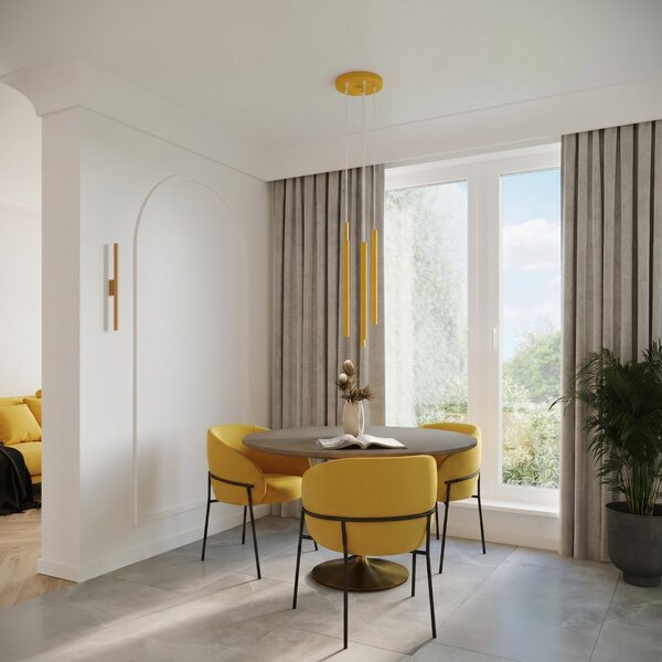Sollux Lighting Závěsné svítidlo PASTELO 3P žluté