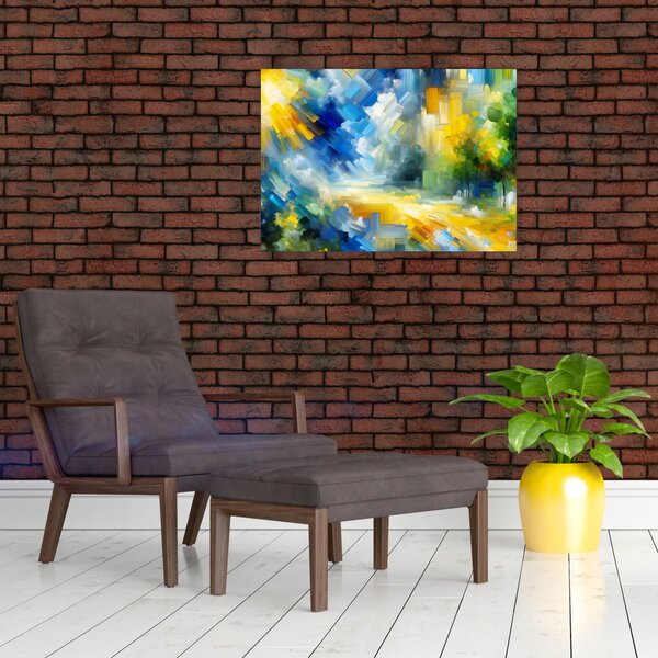 Obraz - Abstraktní slunečný den (70x50 cm)