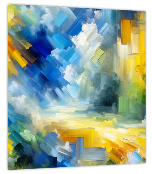 Obraz - Abstraktní slunečný den (30x30 cm)