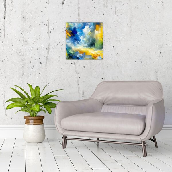 Obraz - Abstraktní slunečný den (30x30 cm)