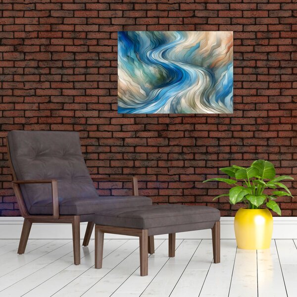 Obraz - Abstraktní proud (70x50 cm)