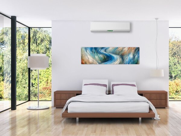 Obraz - Abstraktní proud (170x50 cm)