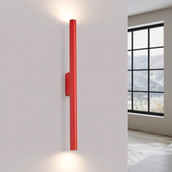 Sollux Lighting Nástěnné svítidlo PASTELO 2 červené