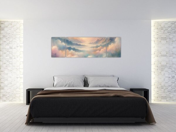 Obraz - Oblaka (170x50 cm)