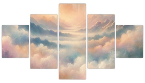 Obraz - Oblaka (125x70 cm)