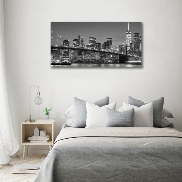 Moderní obraz canvas na rámu Manhattan noc oc-96464167