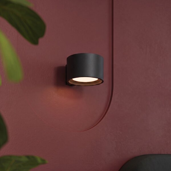 Sollux Lighting Nástěnné svítidlo MODO 1 černé GX53