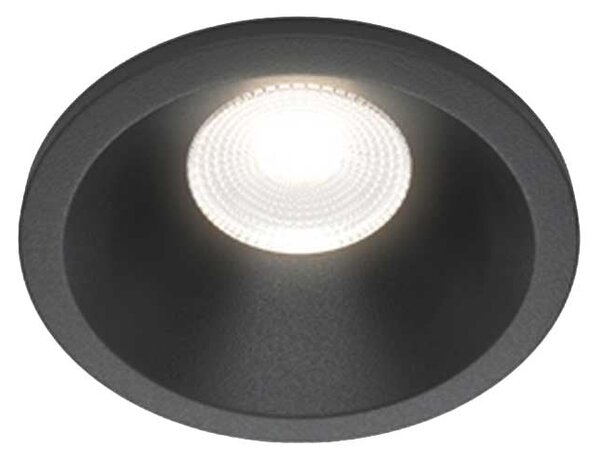 Maytoni downlight Zoom LED 60° zápustné kruhové svítidlo černé 6W3000KNe