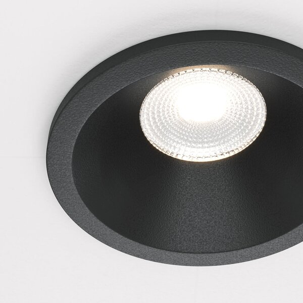 Maytoni downlight Zoom LED 60° zápustné kruhové svítidlo černé 6W3000KNe