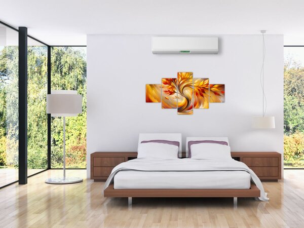 Obraz - Podzimní strom (125x70 cm)