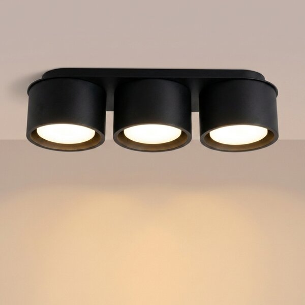 Sollux Lighting Stropní svítidlo MODO 3 černé GX53