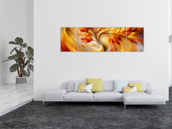 Obraz - Podzimní strom (170x50 cm)