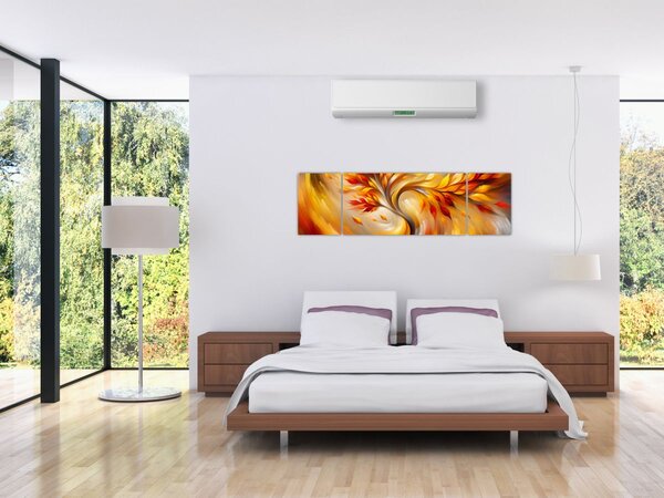 Obraz - Podzimní strom (170x50 cm)