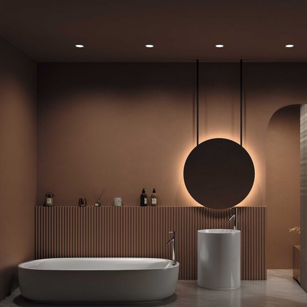 Maytoni downlight Zoom LED 60° zápustné kruhové svítidlo černé 6W3000KNe