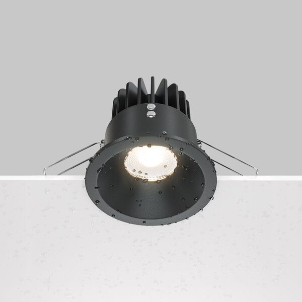 Maytoni downlight Zoom LED 60° zápustné kruhové svítidlo černé 6W3000KNe