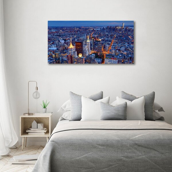 Moderní fotoobraz canvas na rámu Manhattan noc oc-96722456