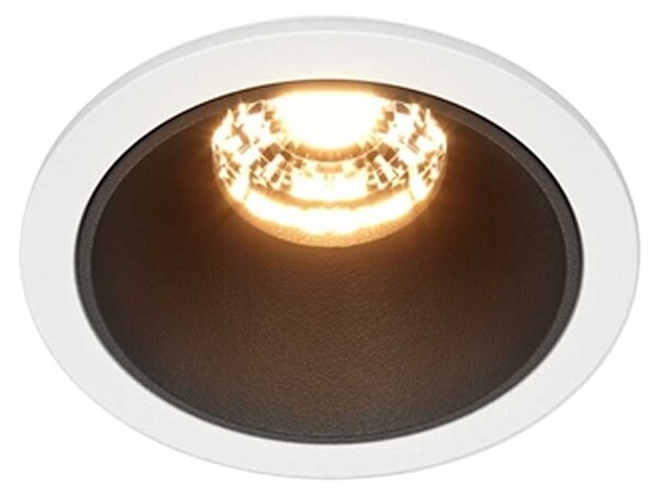 Maytoni downlight Alfa LED 36° zápustné kruhové svítidlo černé 2700K15WNe
