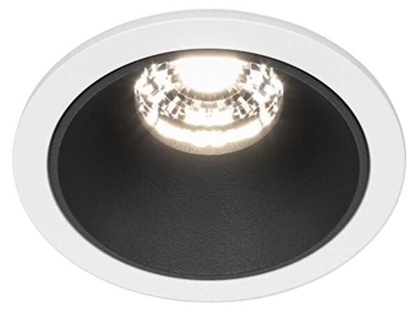 Maytoni downlight Alfa LED 36° zápustné kruhové svítidlo černé 4000K10WAno