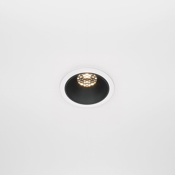 Maytoni downlight Alfa LED 36° zápustné kruhové svítidlo černé 2700K15WNe