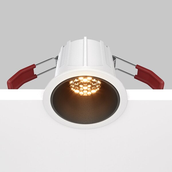 Maytoni downlight Alfa LED 36° zápustné kruhové svítidlo černé 2700K15WNe